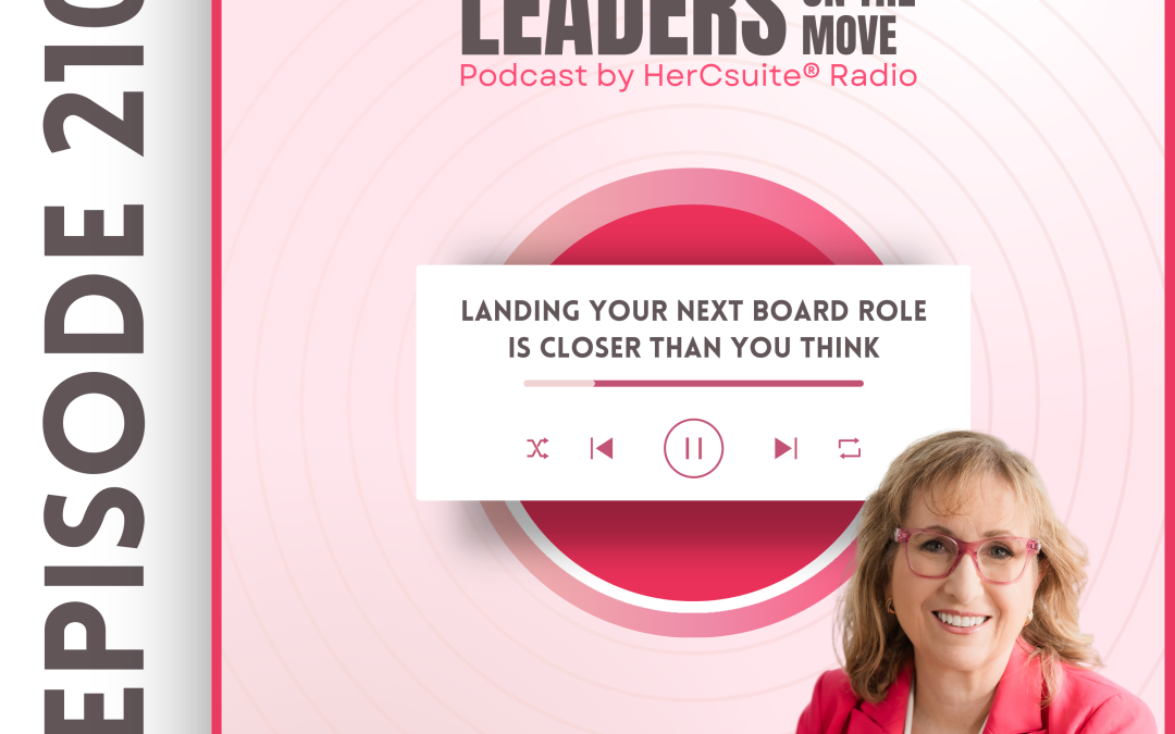 Landing a Corporate Board Role podcast cover