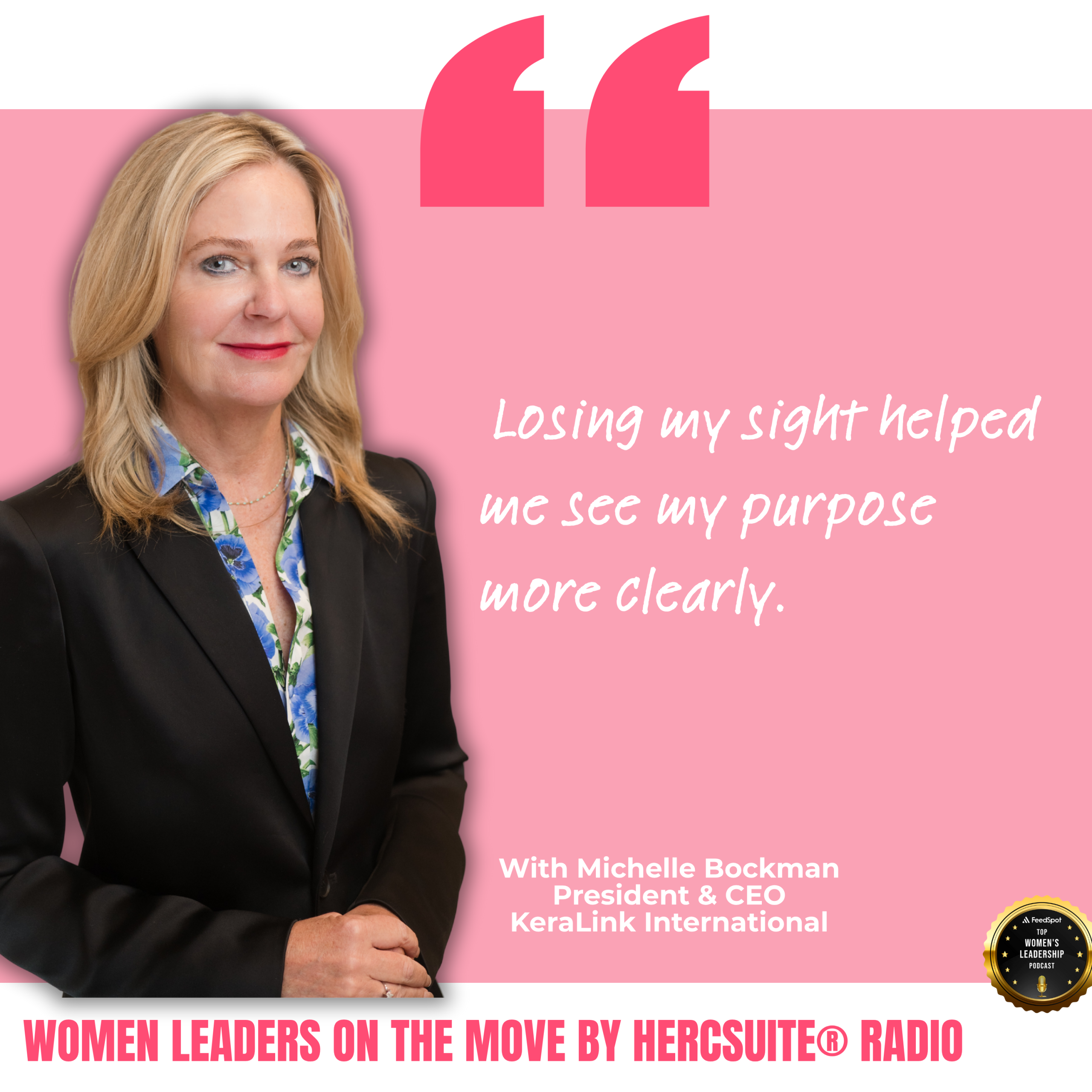 The Power of Reinvention with Michelle Bockman Amanda Clark Quote 2