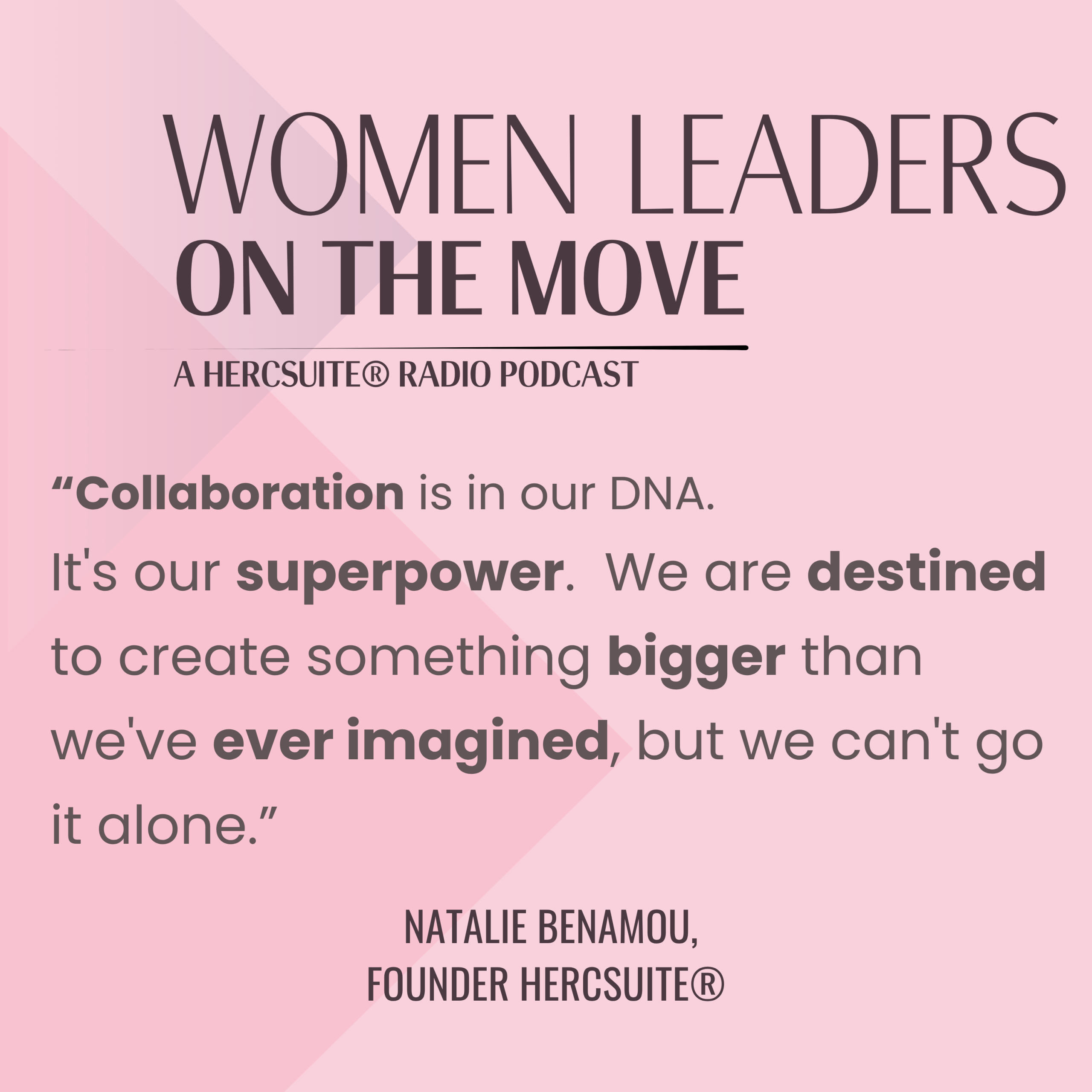 Collaboration Quote with Natalie Benamou