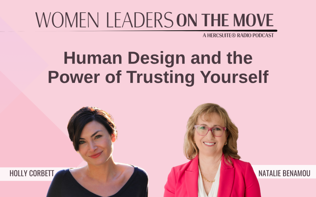 Holly Corbett smiling in a black top. Natalie Benamou in a pink blazer and white top smiling.